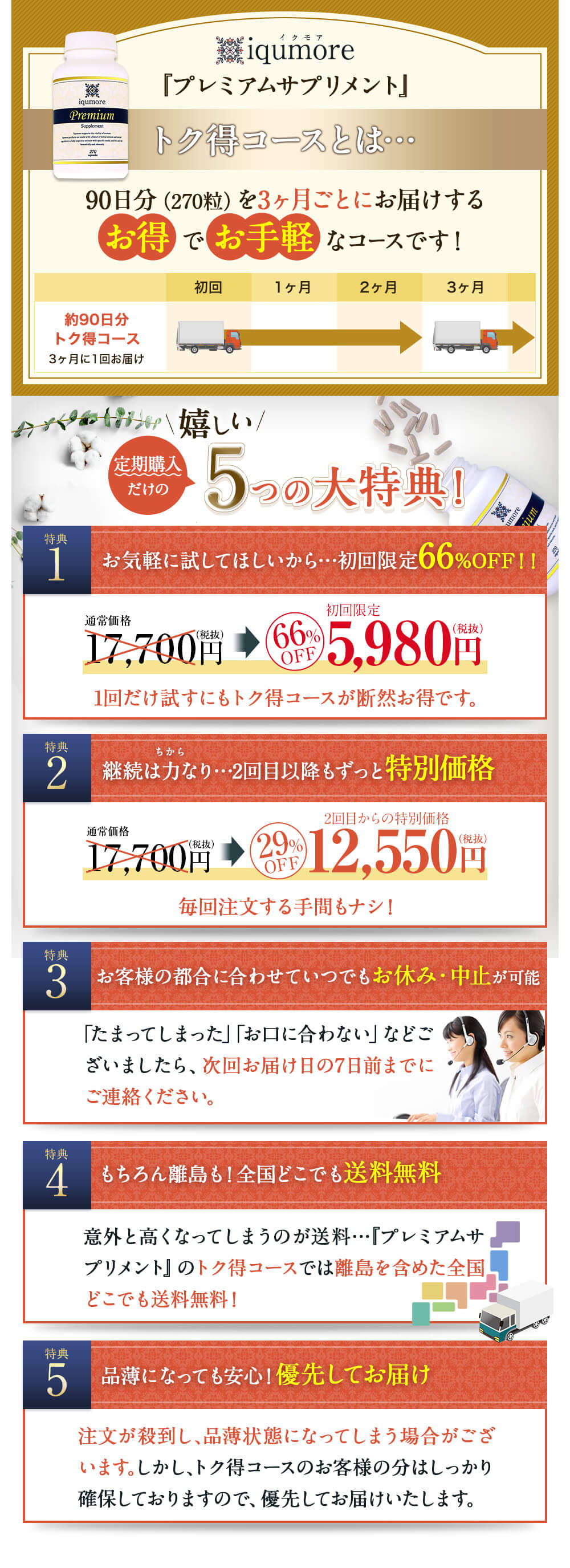 トク得コースとは…